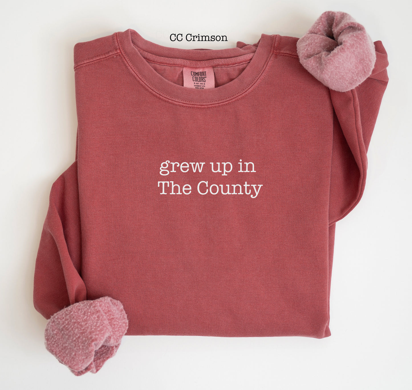 grew up in The County