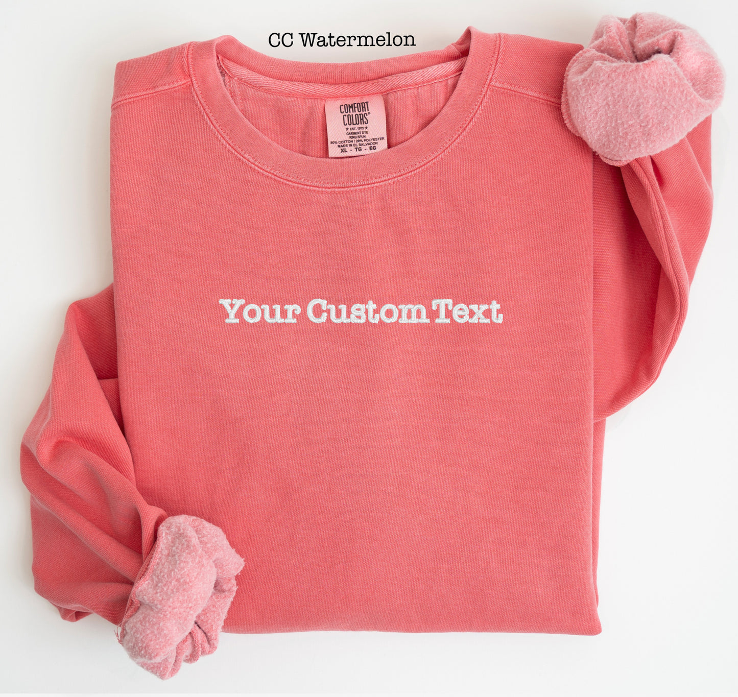 EMBRODIERED-CUSTOM TEXT
