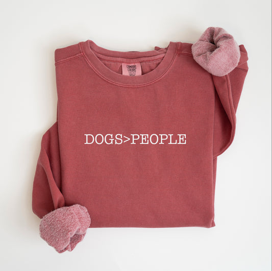 Dogs>People