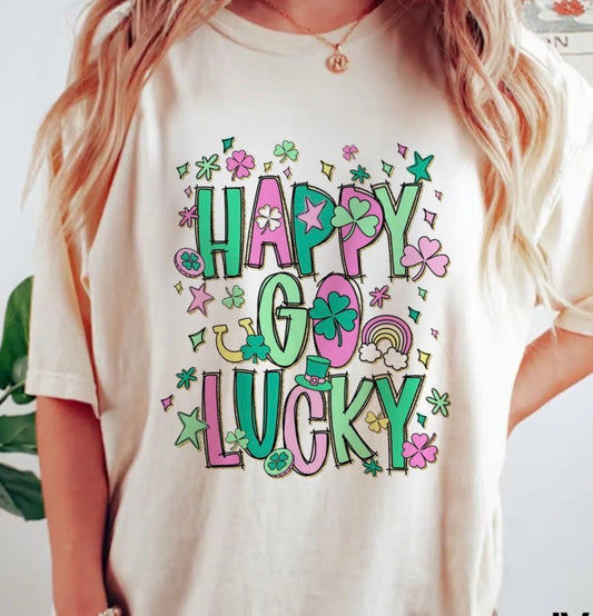Tee of the Week: Happy Go Lucky Size: 3XL