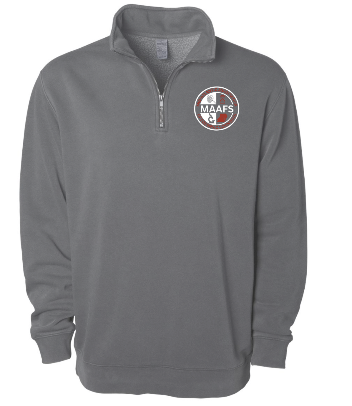 White and Red Logo on chest