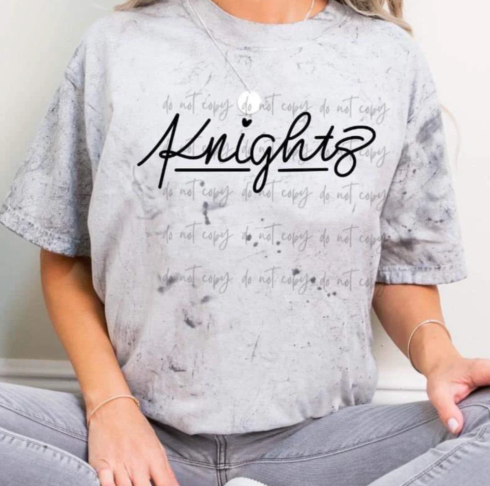 Hand Lettered Knights