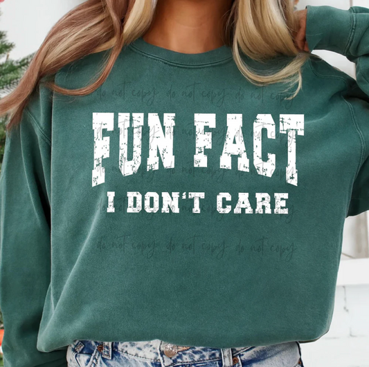 Fun Fact I Don’t Care