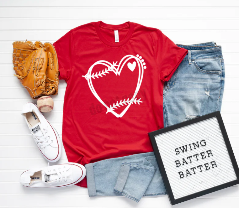 Baseball/Softball Heart