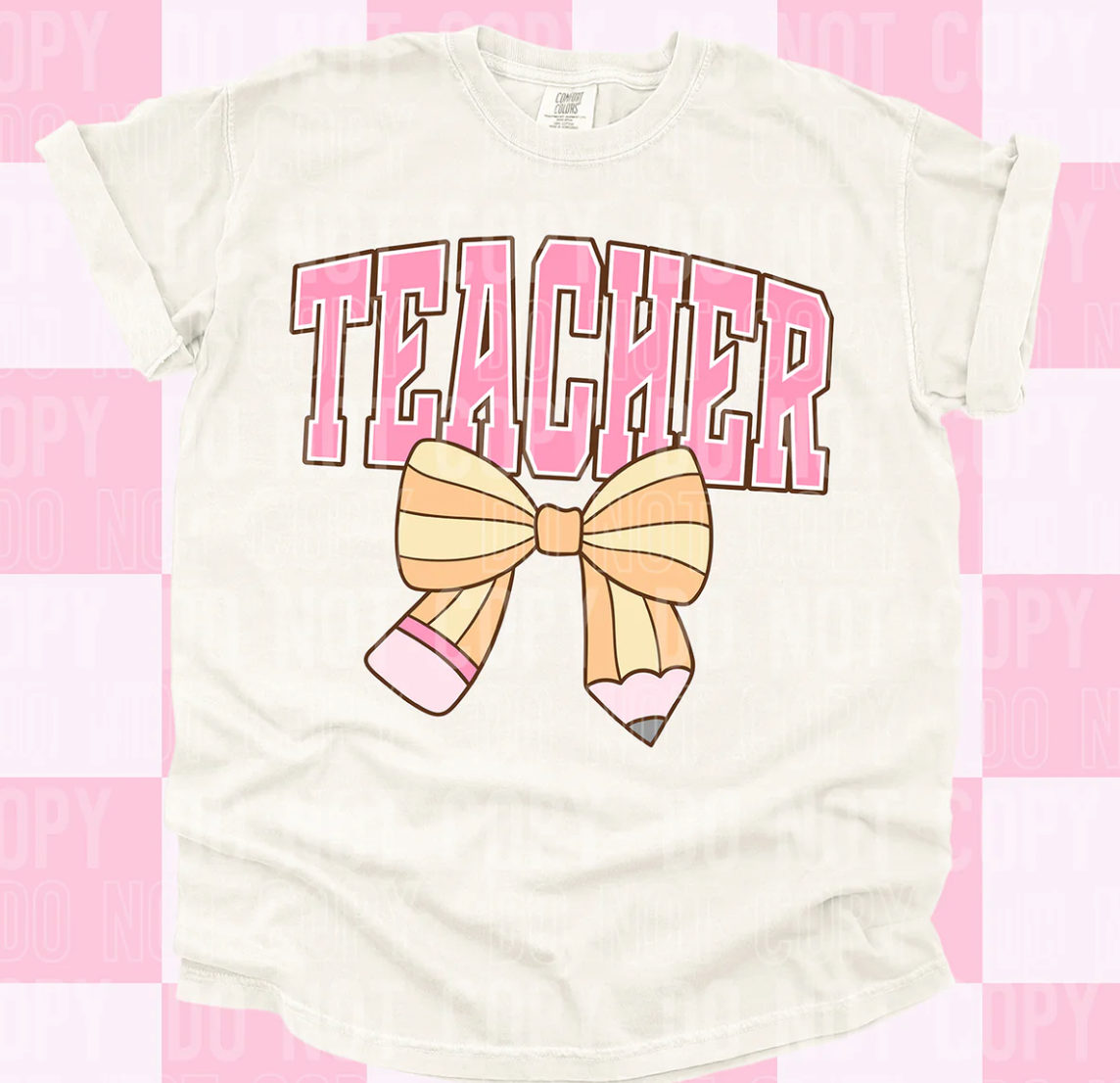 Teacher Pencil Bow