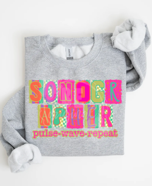 Sonographer Bright Pulse Wave