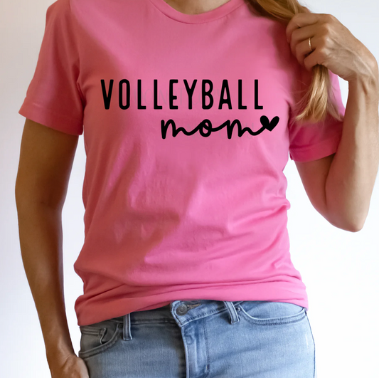 Volleyball Mom w/heart
