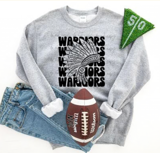 Stacked Mascots Warriors