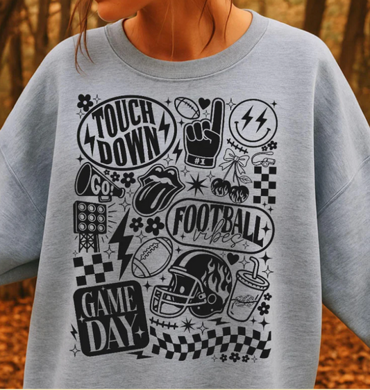 Football Touchdown Collage