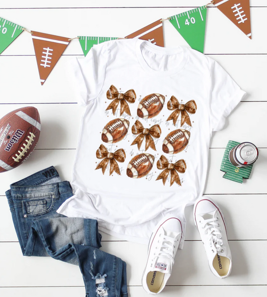 Football Coquette Collage Watercolor