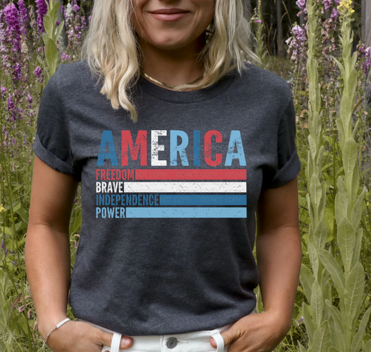 America Freedom Brave