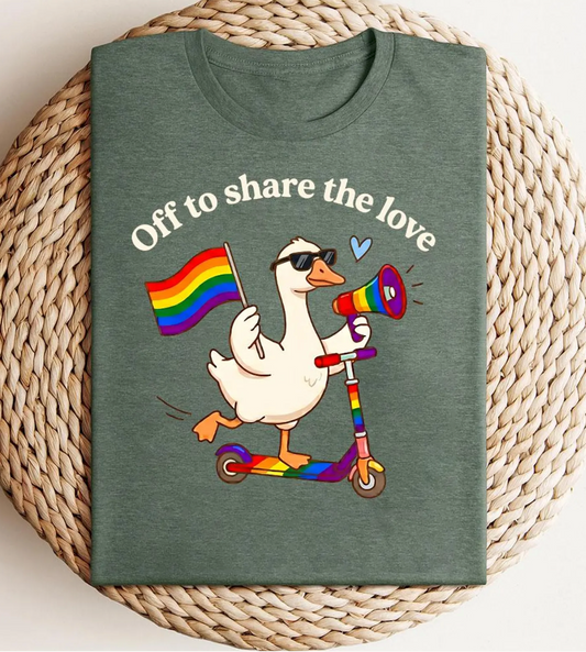 Off to Share the Love