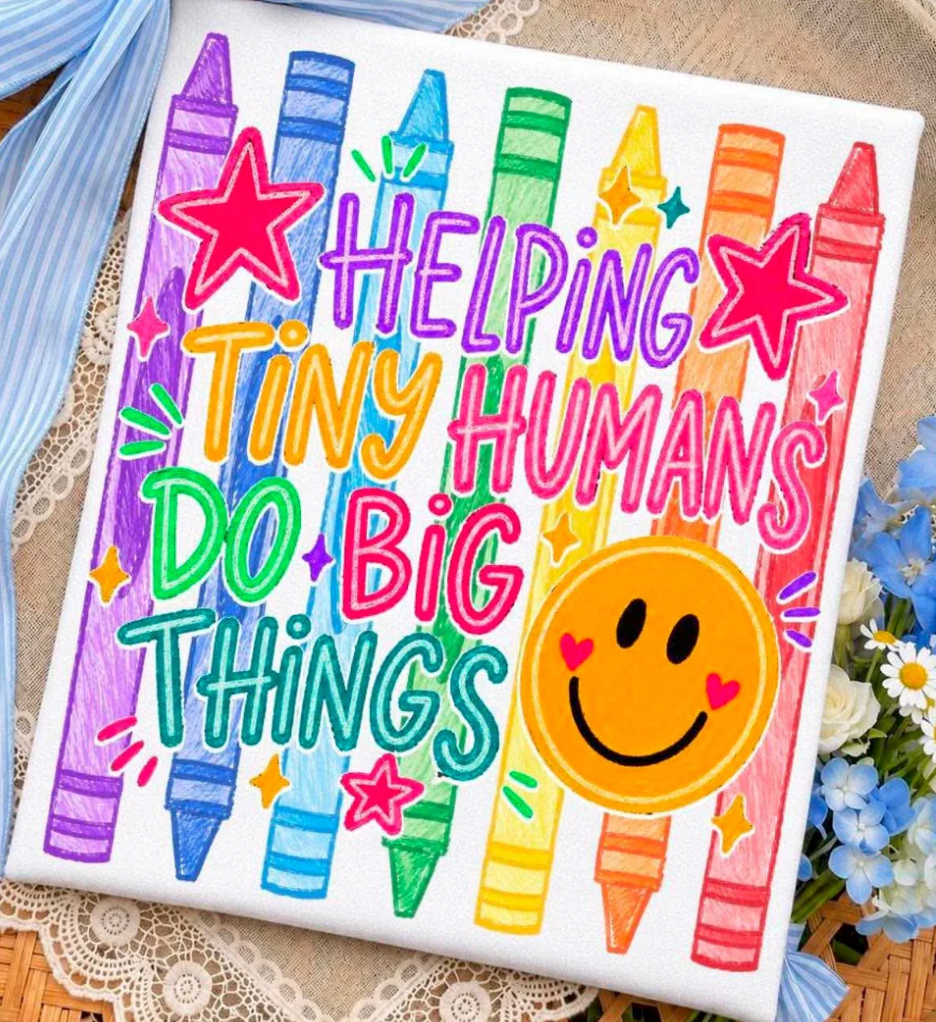 Helping Tiny Humans Do Big Things Bright Colored Crayons