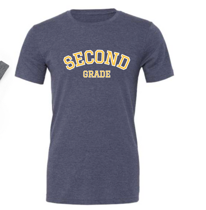 Second Grade Blue Shirt