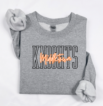 Middletown Tall Cursive Knights