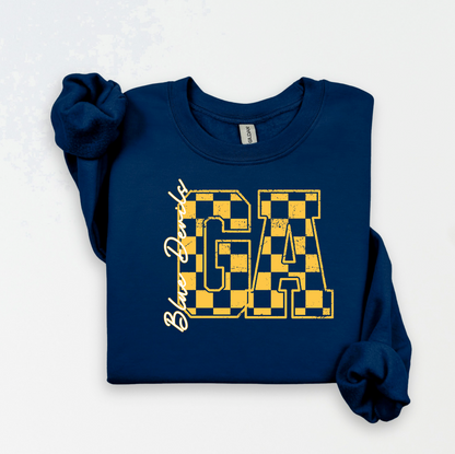 Blue Devil Checkered