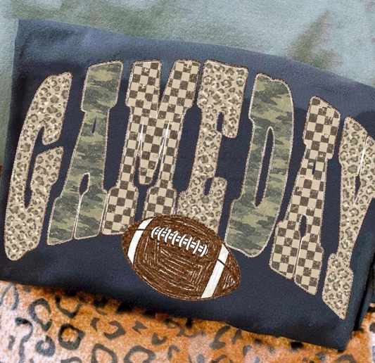 Leopard Camo Checker Game Day