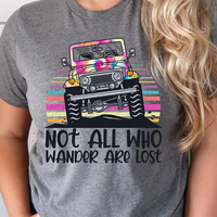 Not all who wander are lost Jeep edition