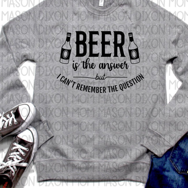 Beer is the Answer